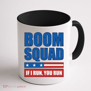 Boom Squad Fireworks Director 4th Of July Coffee Mug back