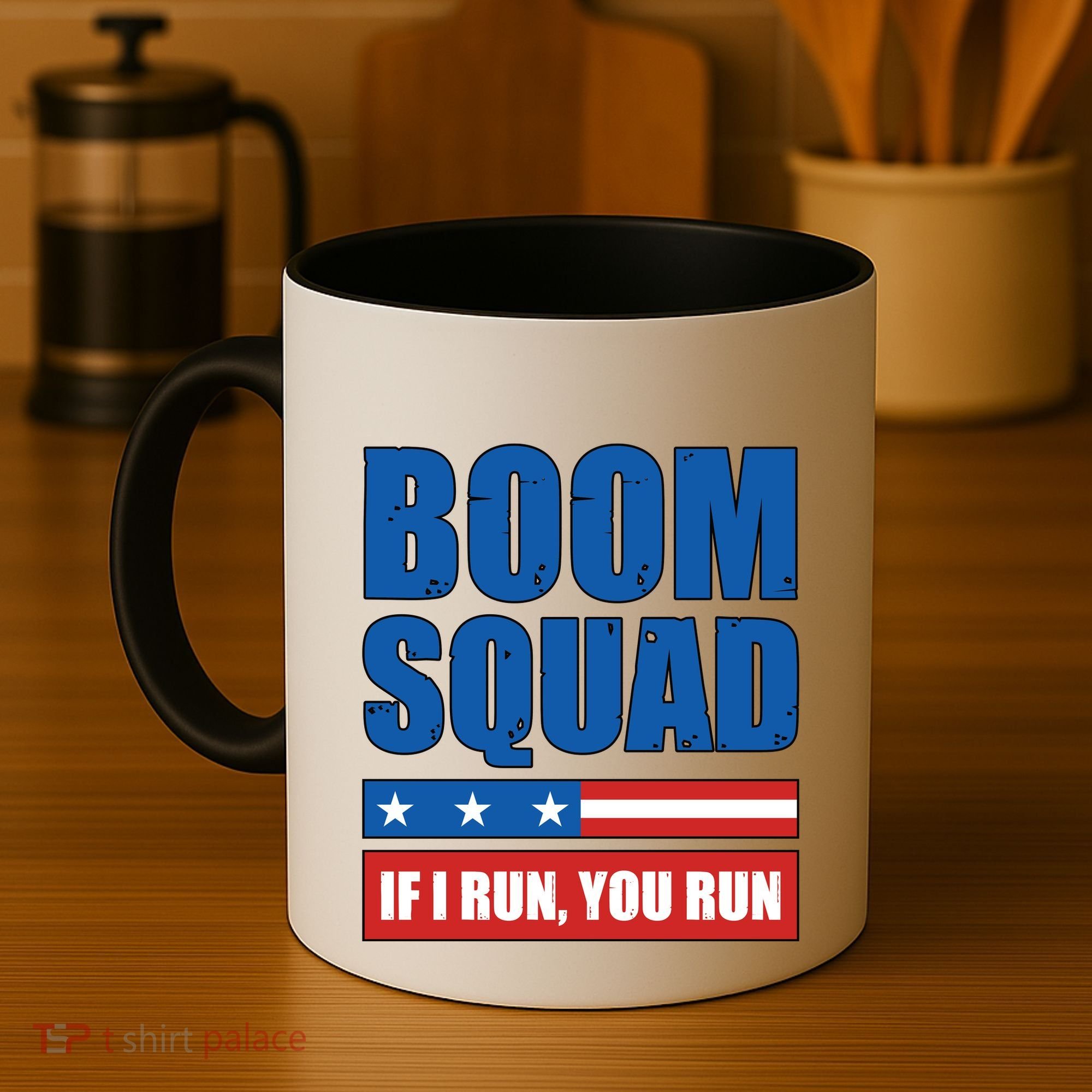 Boom Squad Fireworks Director 4th Of July Coffee Mug