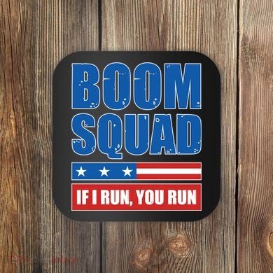 Boom Squad Fireworks Director 4th Of July Coaster