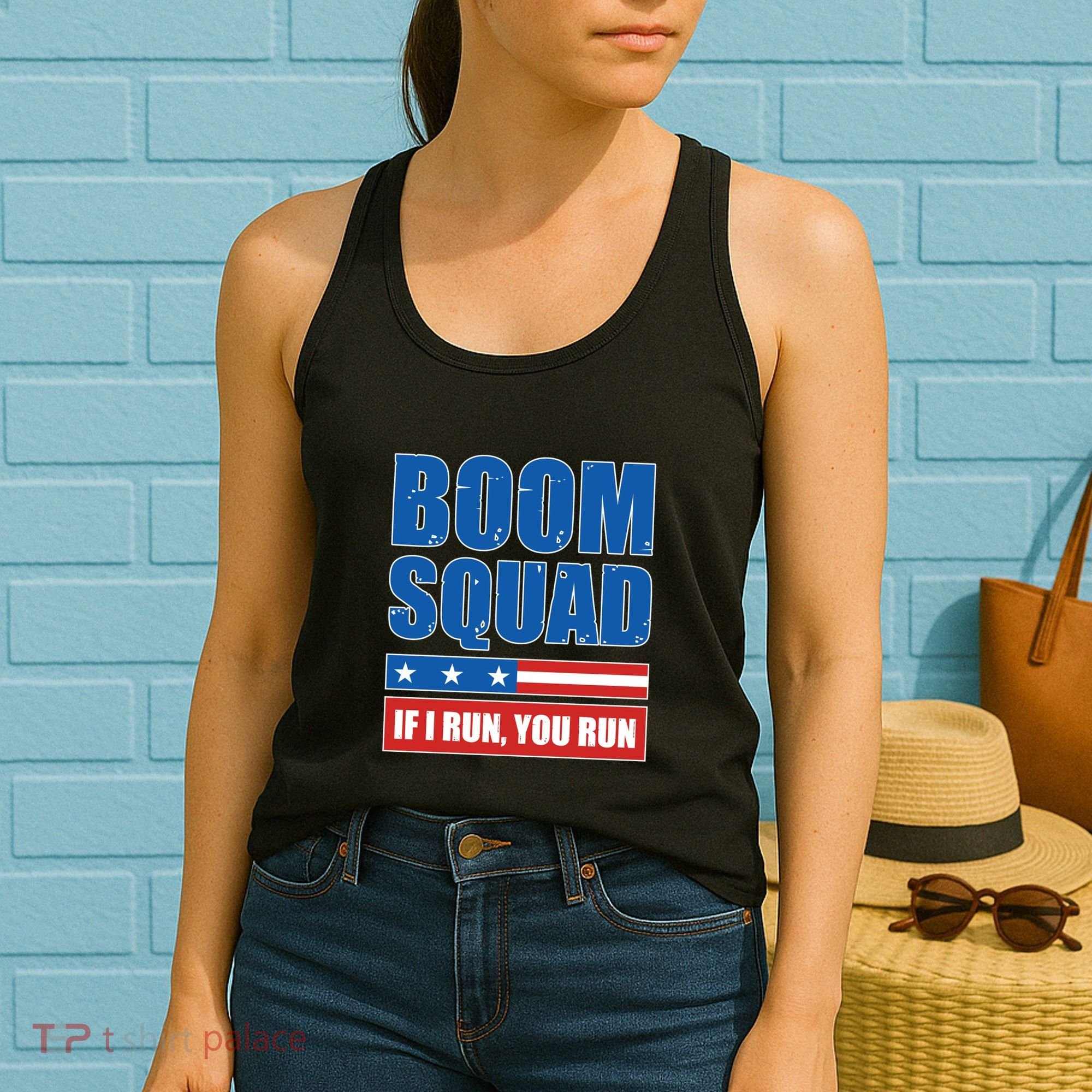 Boom Squad Fireworks Director 4th Of July Women's Tank Top