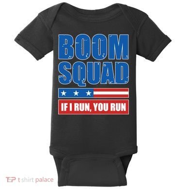 Boom Squad Fireworks Director 4th Of July Baby Bodysuit