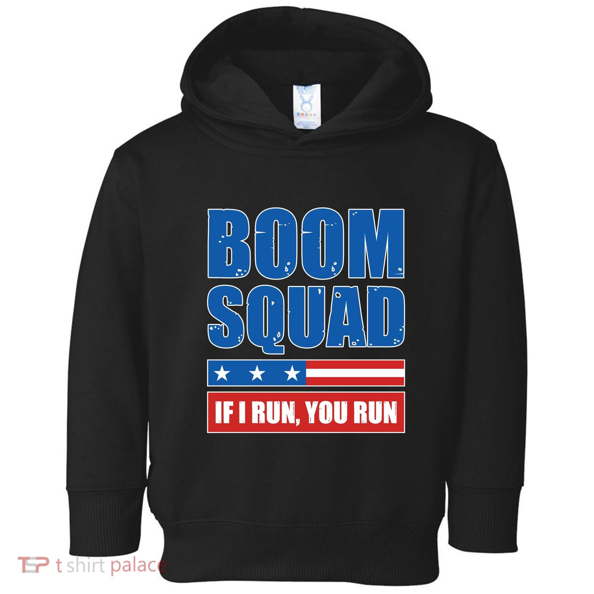Boom Squad Fireworks Director 4th Of July Toddler Hoodie