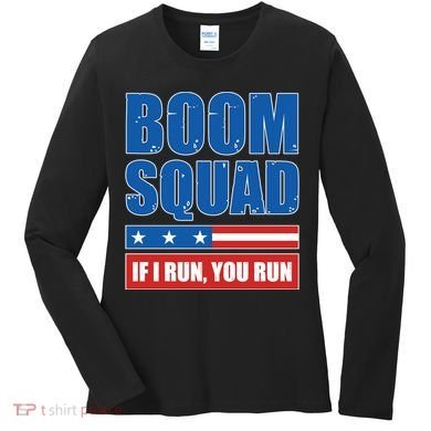 Boom Squad Fireworks Director 4th Of July Women's Long Sleeve Shirt