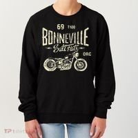 Bonneville Salt Flats Motorcycle Racing Gift Women's Sweatshirt thumb 0