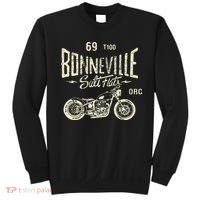 Bonneville Salt Flats Motorcycle Racing Gift Sweatshirt thumb 0