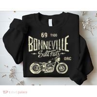 Bonneville Salt Flats Motorcycle Racing Gift Sweatshirt thumb 2