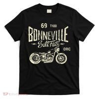 Bonneville Salt Flats Motorcycle Racing Gift T-Shirt thumb 0