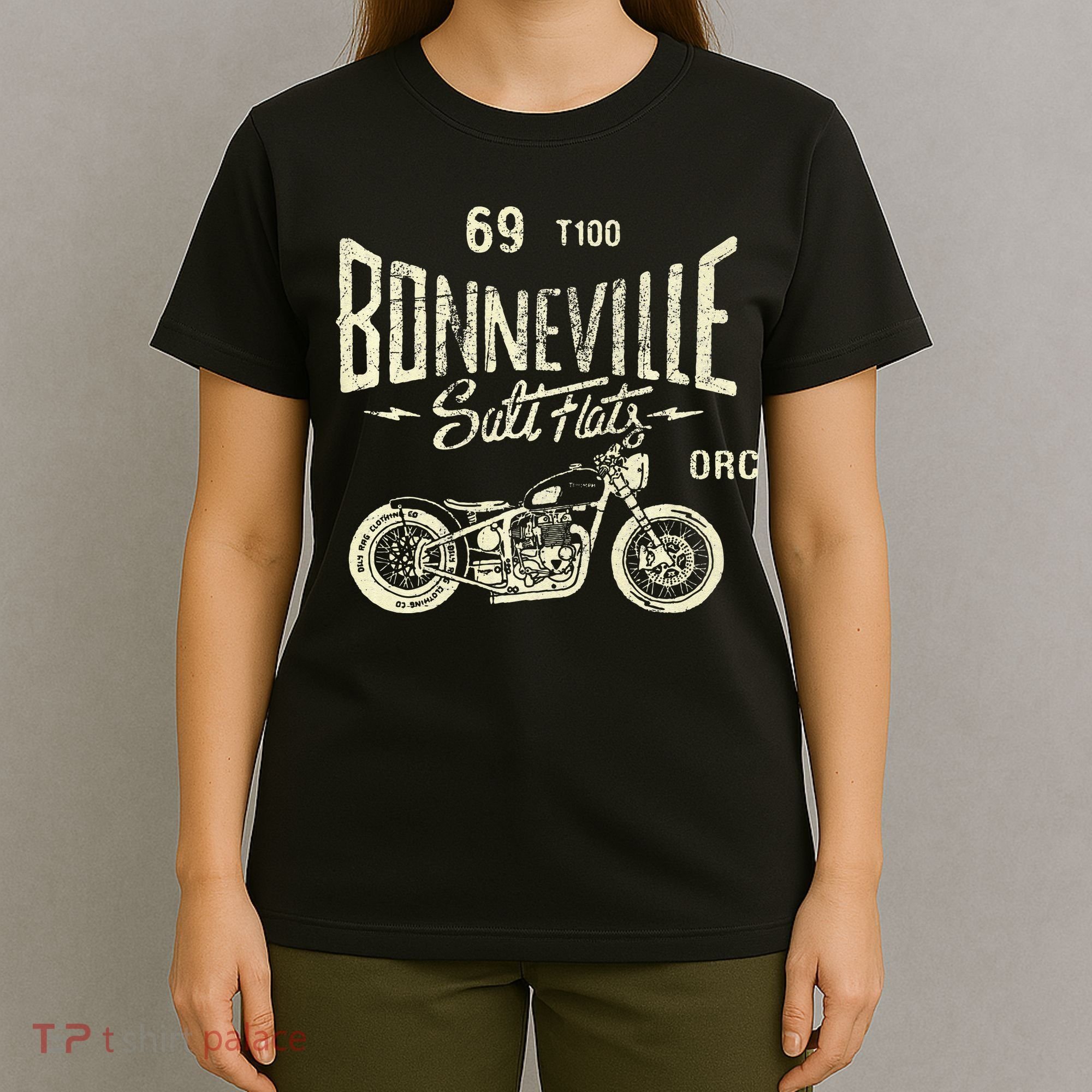 Bonneville Salt Flats Motorcycle Racing Gift T-Shirt