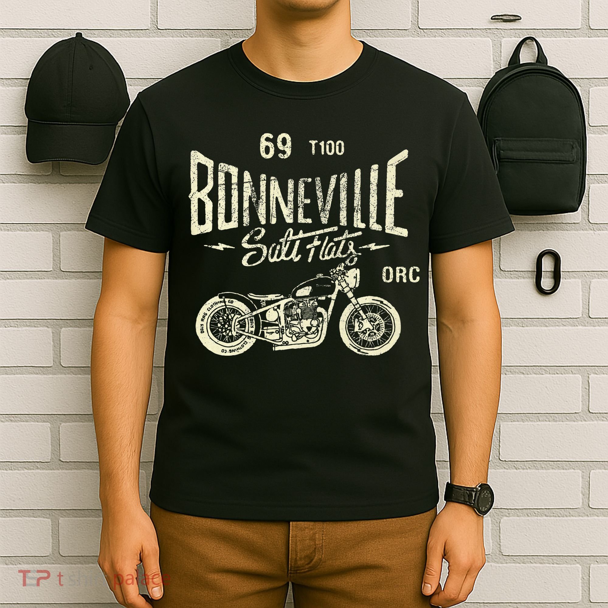 Bonneville Salt Flats Motorcycle Racing Gift T-Shirt