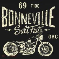 Bonneville Salt Flats Motorcycle Racing Gift T-Shirt thumb 7