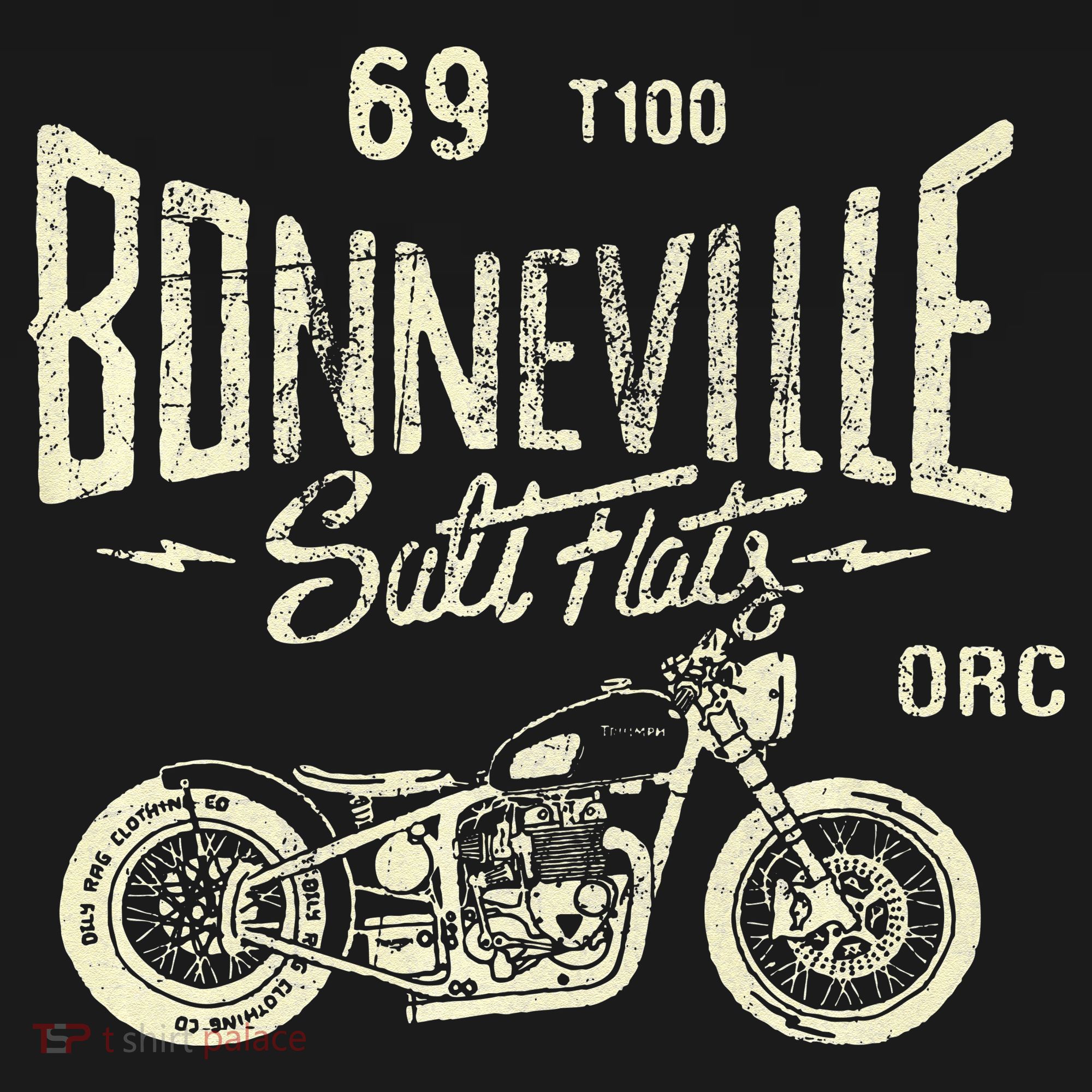 Bonneville Salt Flats Motorcycle Racing Gift T-Shirt