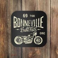 Bonneville Salt Flats Motorcycle Racing Gift Coaster thumb 0