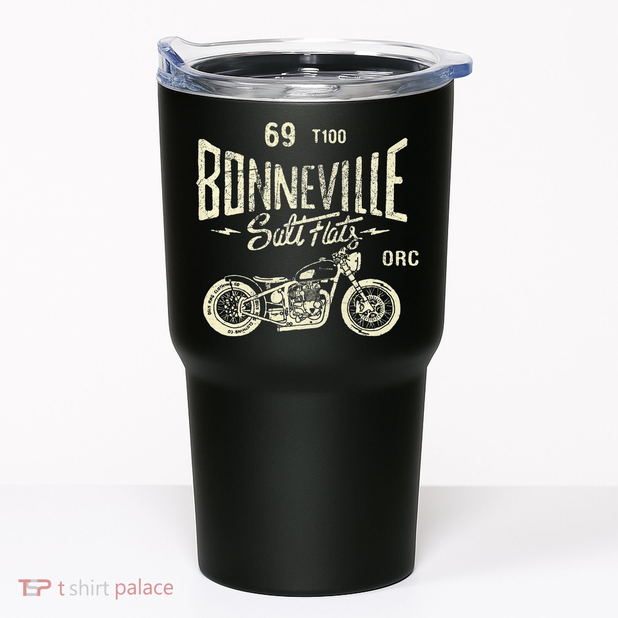 Bonneville Salt Flats Motorcycle Racing Gift Tumbler