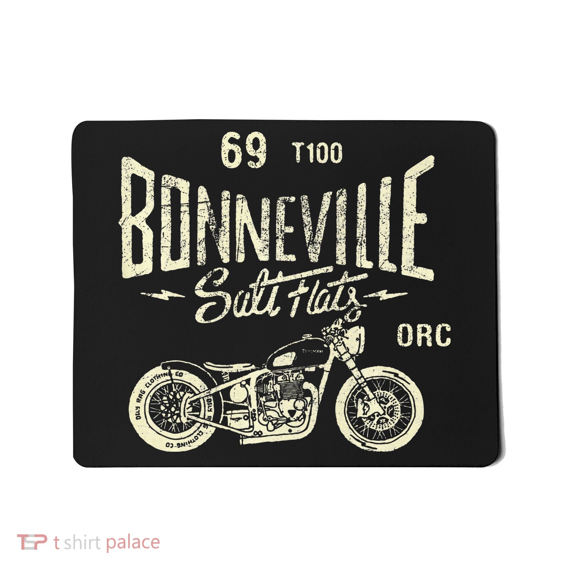 Bonneville Salt Flats Motorcycle Racing Gift Mousepad