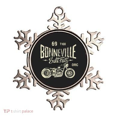 Bonneville Salt Flats Motorcycle Racing Gift Ornament
