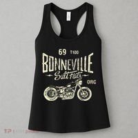 Bonneville Salt Flats Motorcycle Racing Gift Women's Tank Top thumb 3