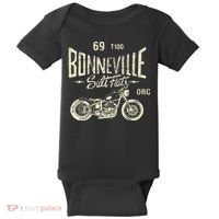 Bonneville Salt Flats Motorcycle Racing Gift Baby Bodysuit thumb 0