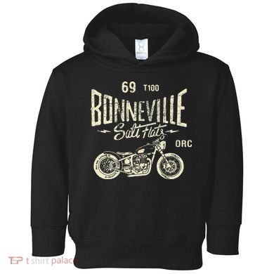 Bonneville Salt Flats Motorcycle Racing Gift Toddler Hoodie