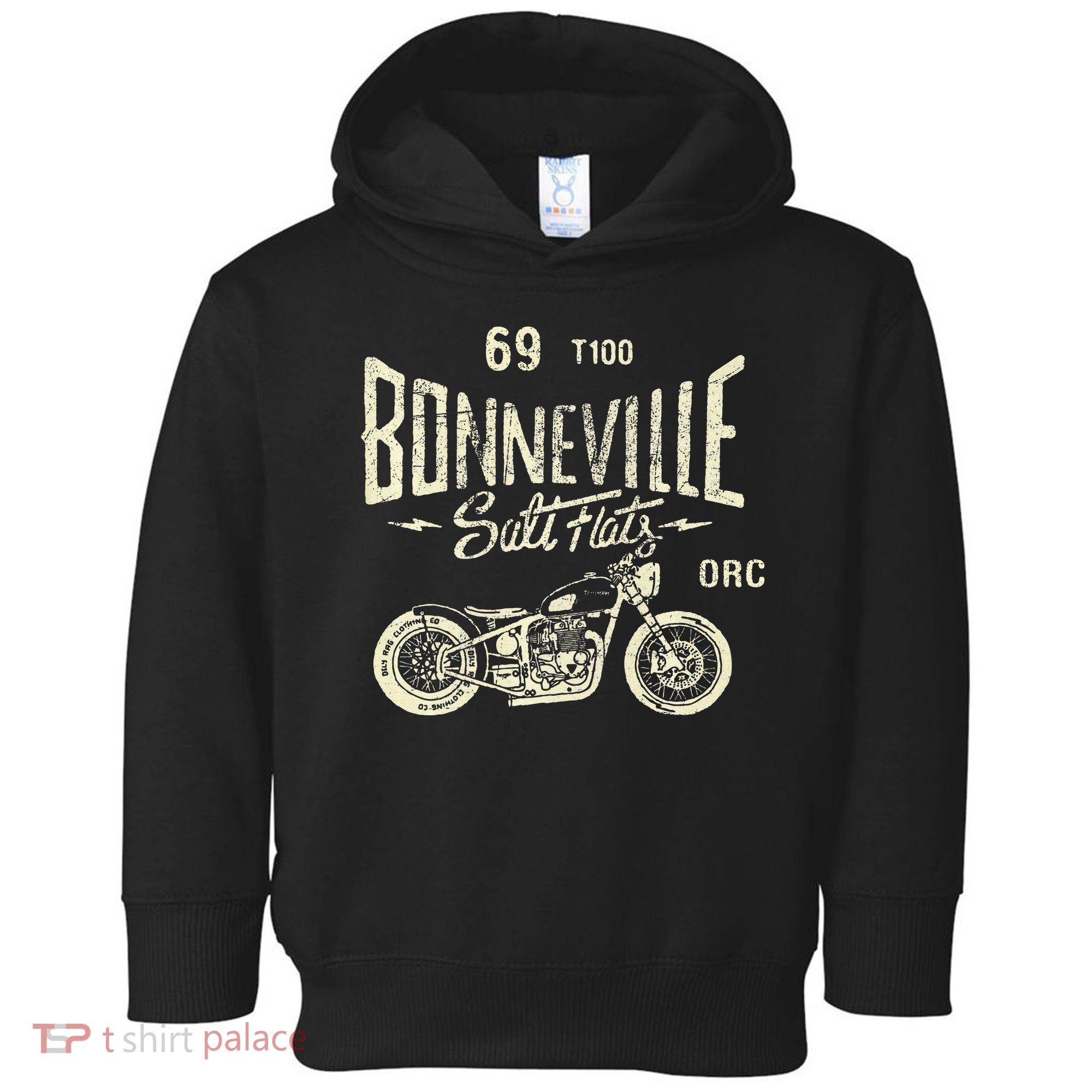 Bonneville Salt Flats Motorcycle Racing Gift Toddler Hoodie