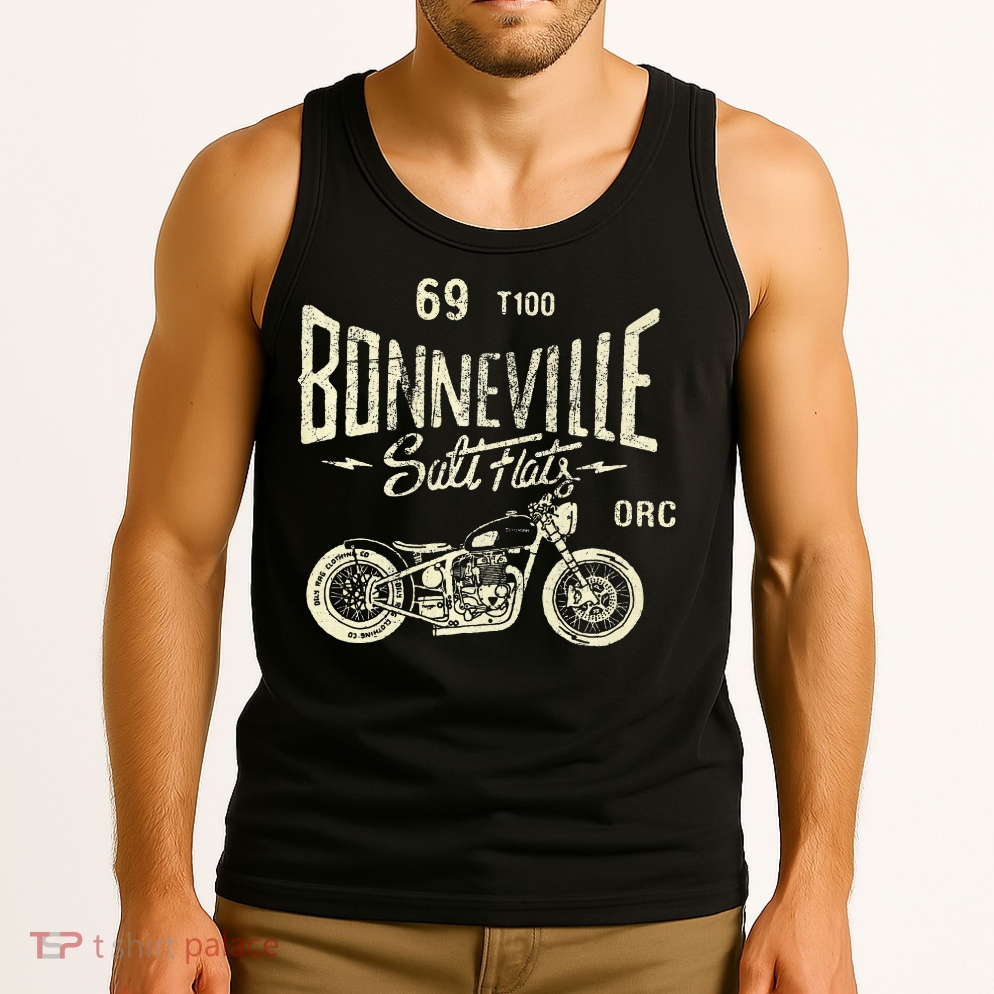 Bonneville Salt Flats Motorcycle Racing Gift Tank Top