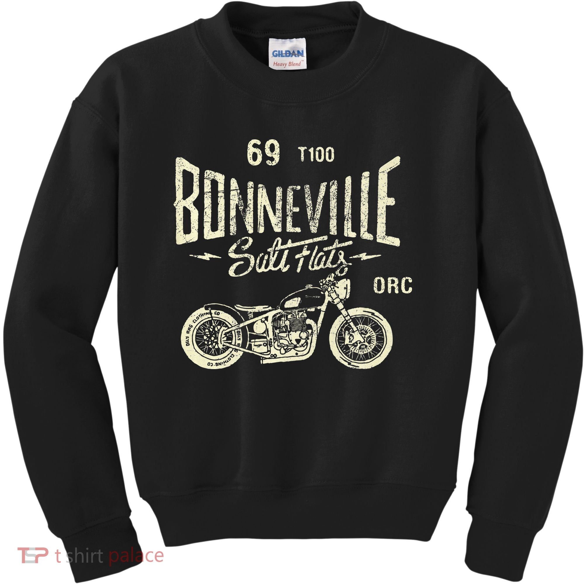 Bonneville Salt Flats Motorcycle Racing Gift Kids Sweatshirt