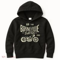 Bonneville Salt Flats Motorcycle Racing Gift Kids Hoodie thumb 0