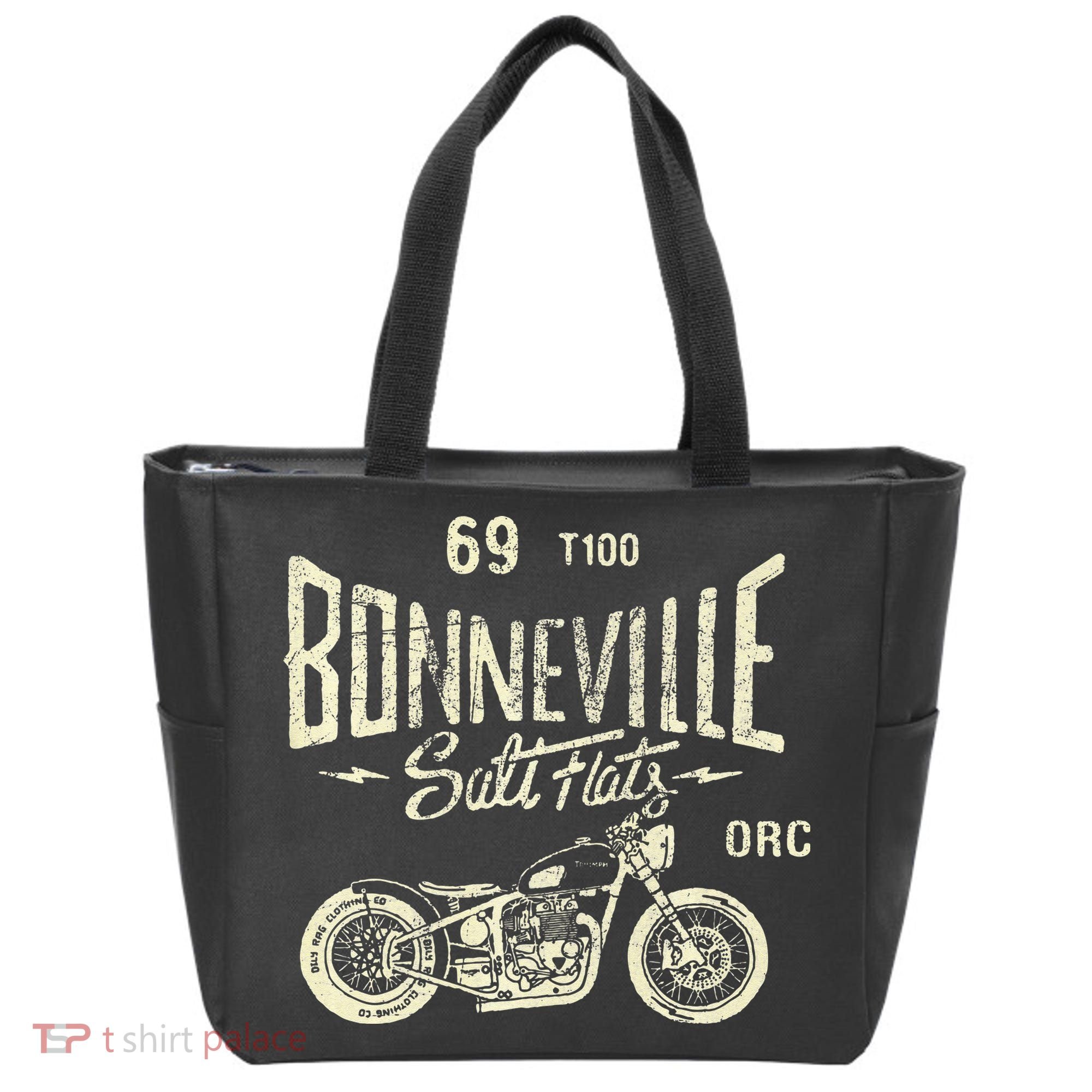 Bonneville Salt Flats Motorcycle Racing Gift Tote Bag