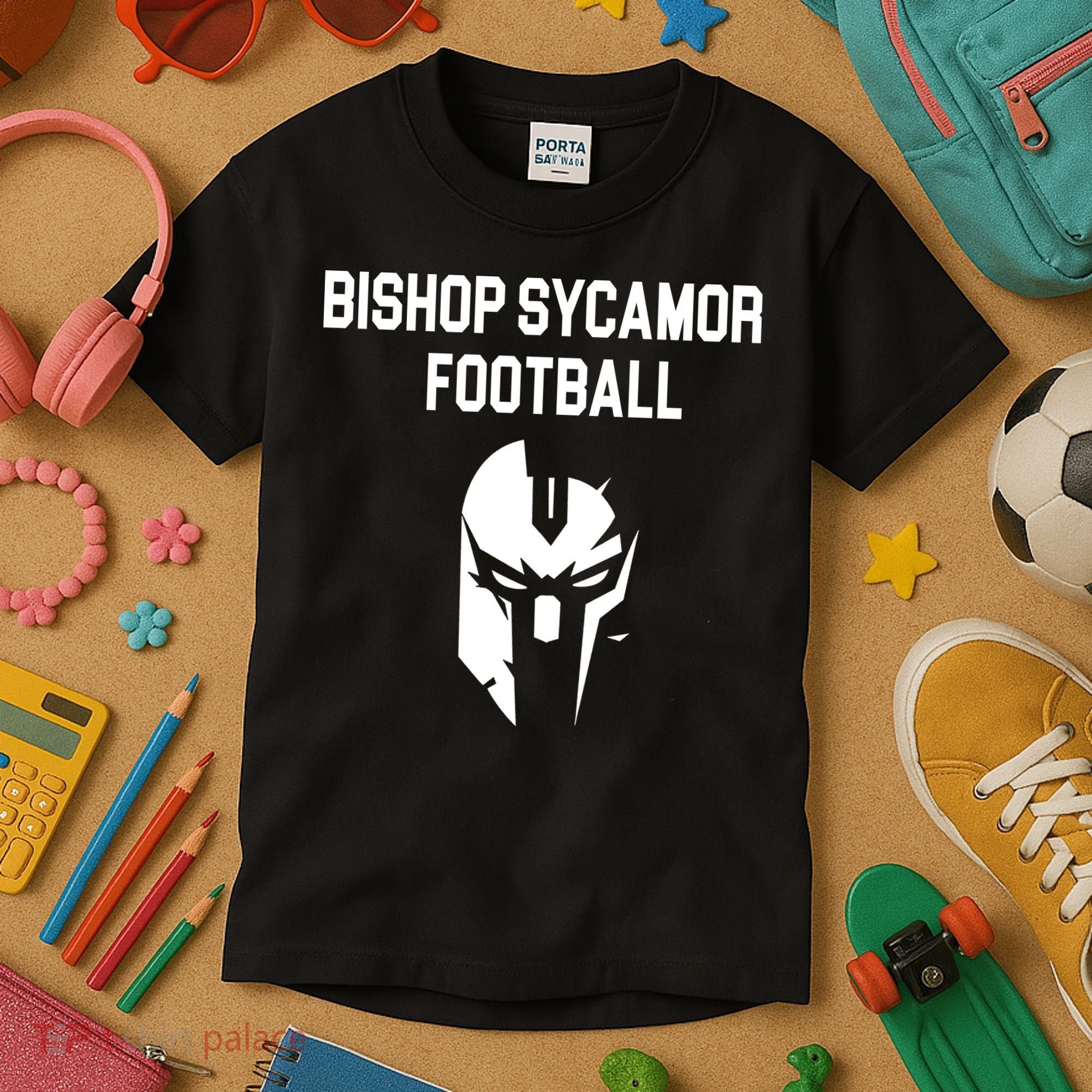 Bishop Sycamore Football Spartan Kids T-Shirt
