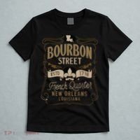 Bourbon Street French Quarter New Orleans Vintage Souvenir T-Shirt thumb 5