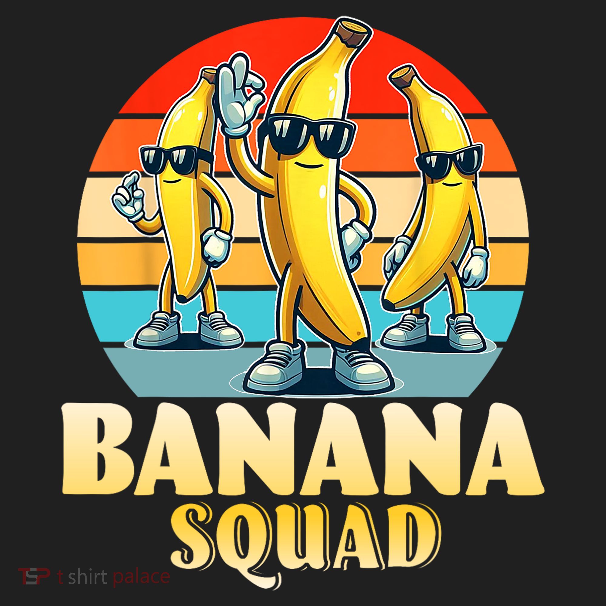 Banana Squad Funny Yellow Banana Lover Fruit Women's Sweatshirt