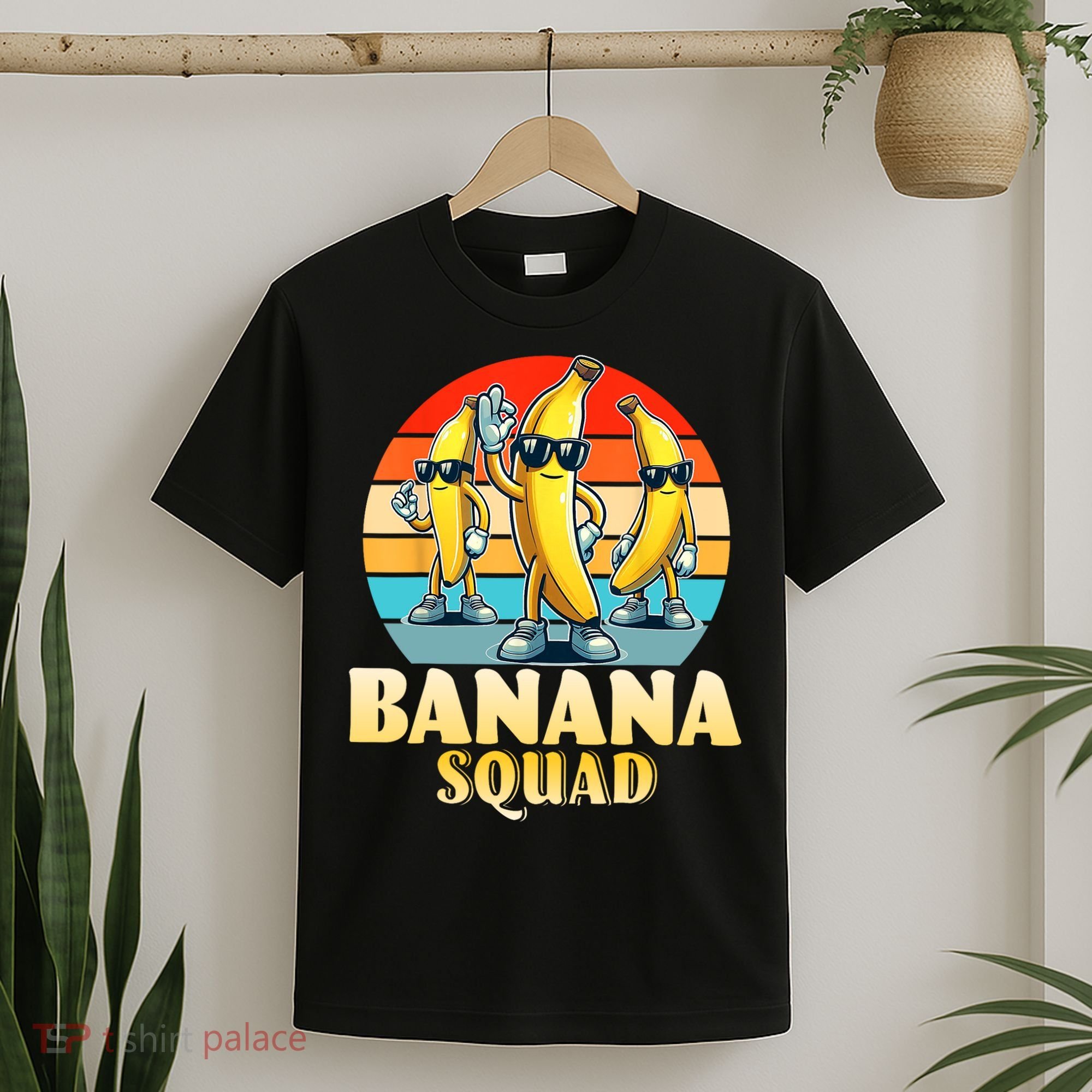 Banana Squad Funny Yellow Banana Lover Fruit T-Shirt