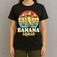 Banana Squad Funny Yellow Banana Lover Fruit T-Shirt thumb 4