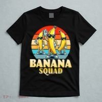 Banana Squad Funny Yellow Banana Lover Fruit T-Shirt thumb 5