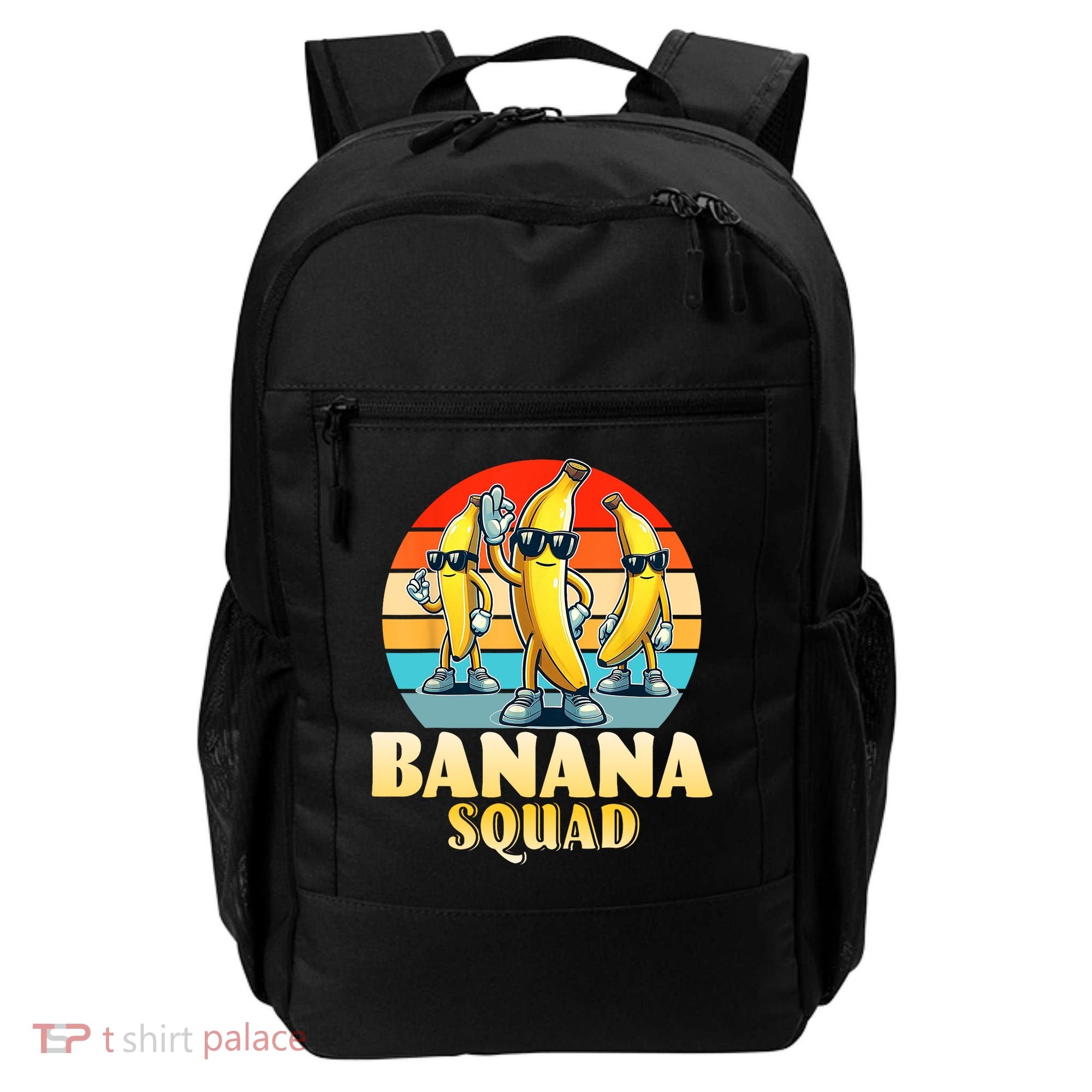 Banana Squad Funny Yellow Banana Lover Fruit Backpack