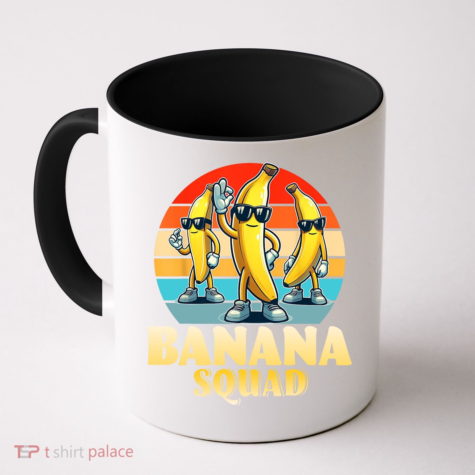 Banana Squad Funny Yellow Banana Lover Fruit Coffee Mug