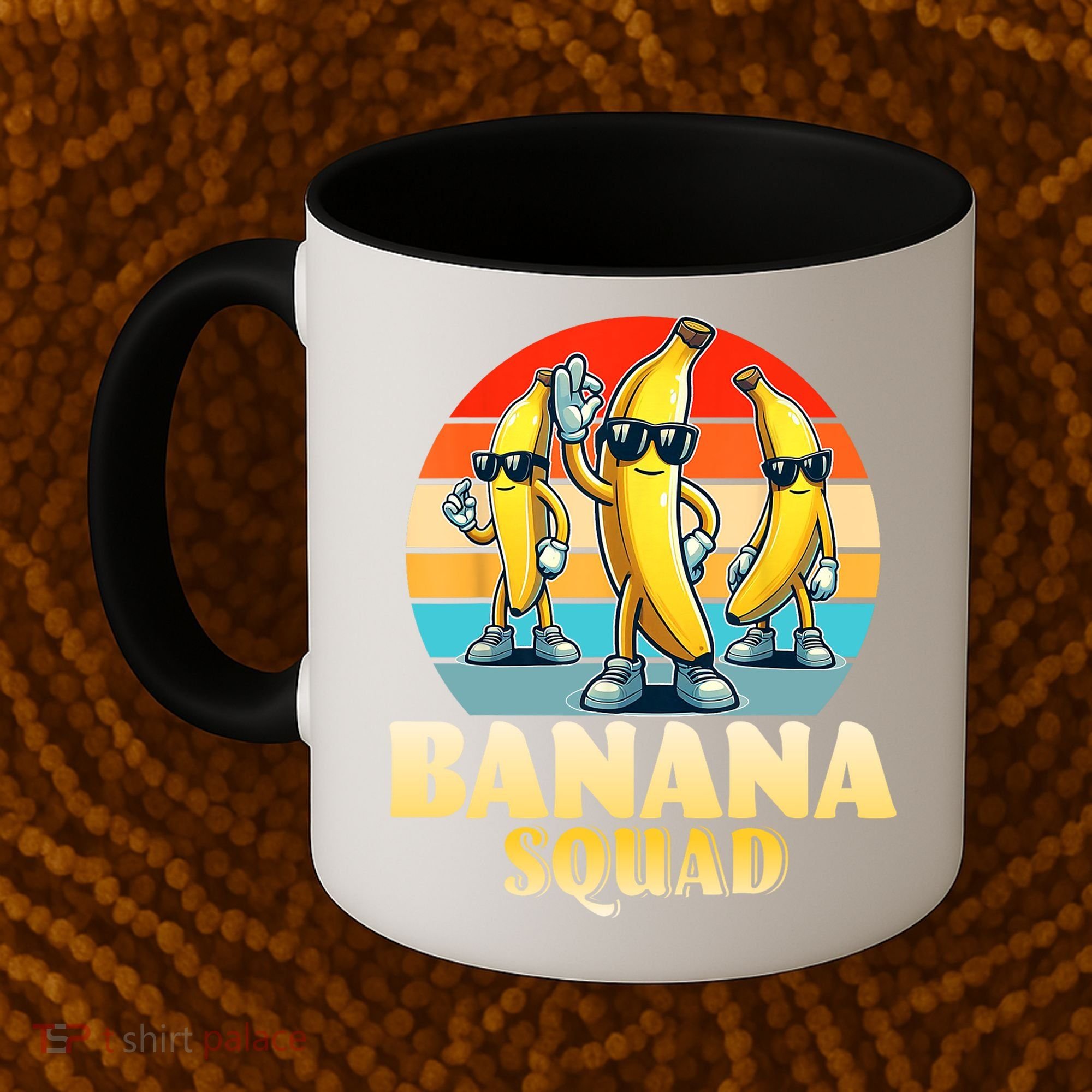 Banana Squad Funny Yellow Banana Lover Fruit Coffee Mug