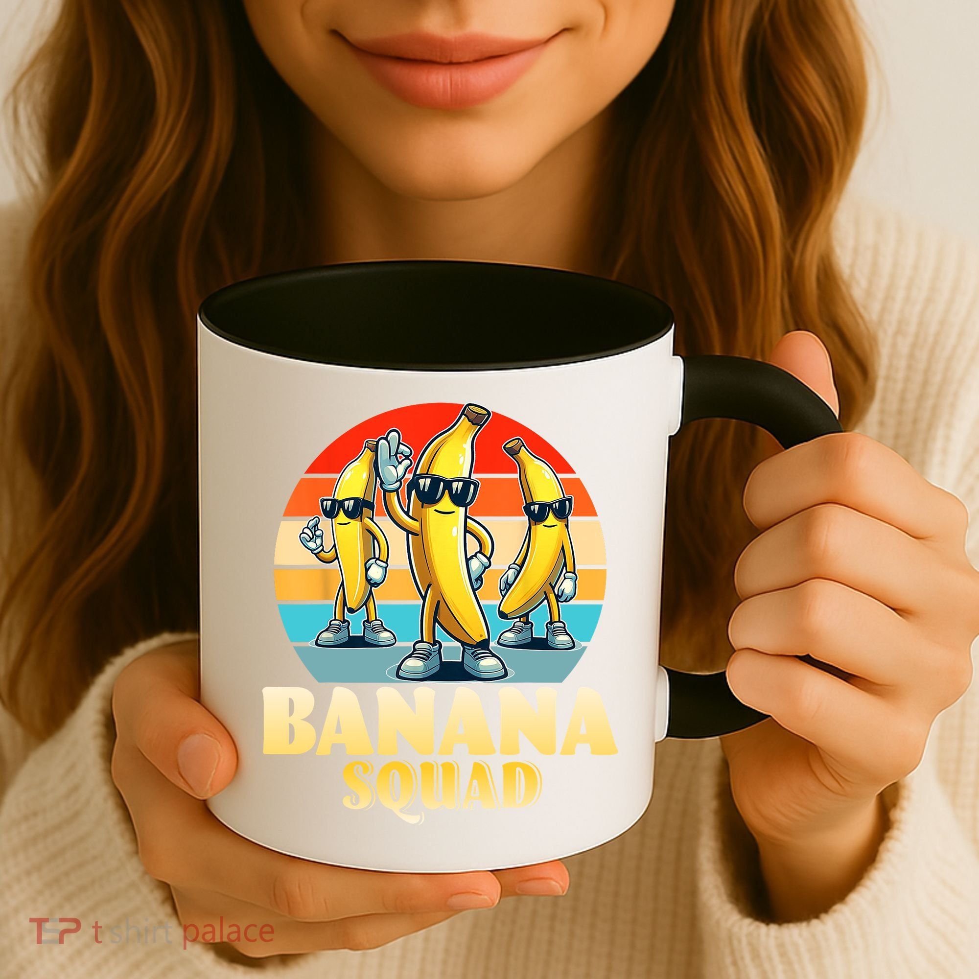 Banana Squad Funny Yellow Banana Lover Fruit Coffee Mug