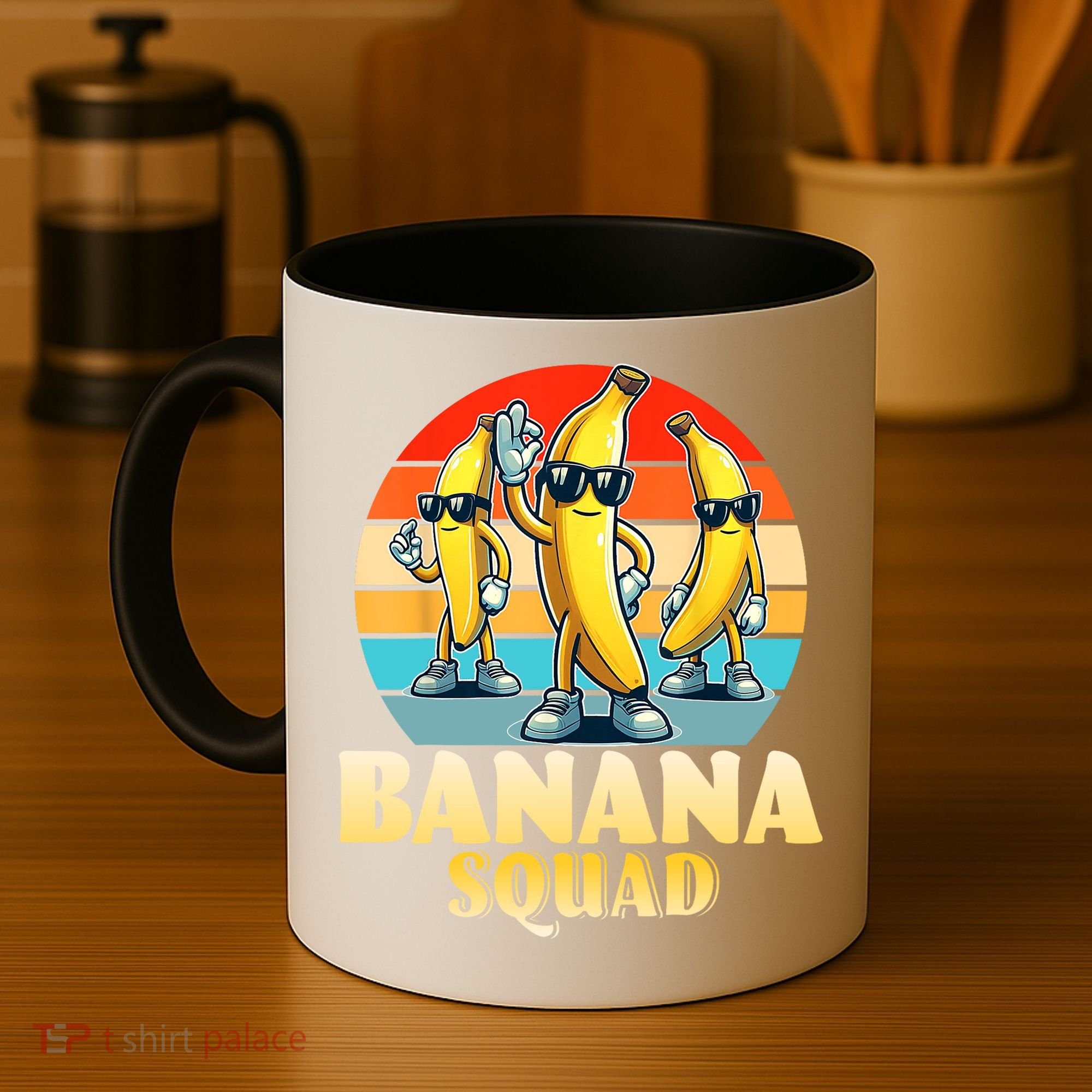 Banana Squad Funny Yellow Banana Lover Fruit Coffee Mug