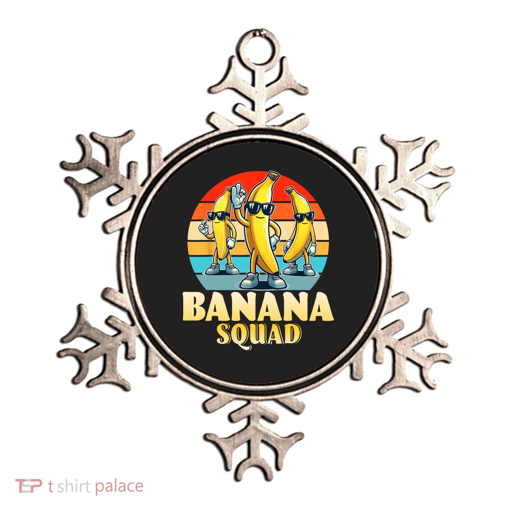 Banana Squad Funny Yellow Banana Lover Fruit Ornament