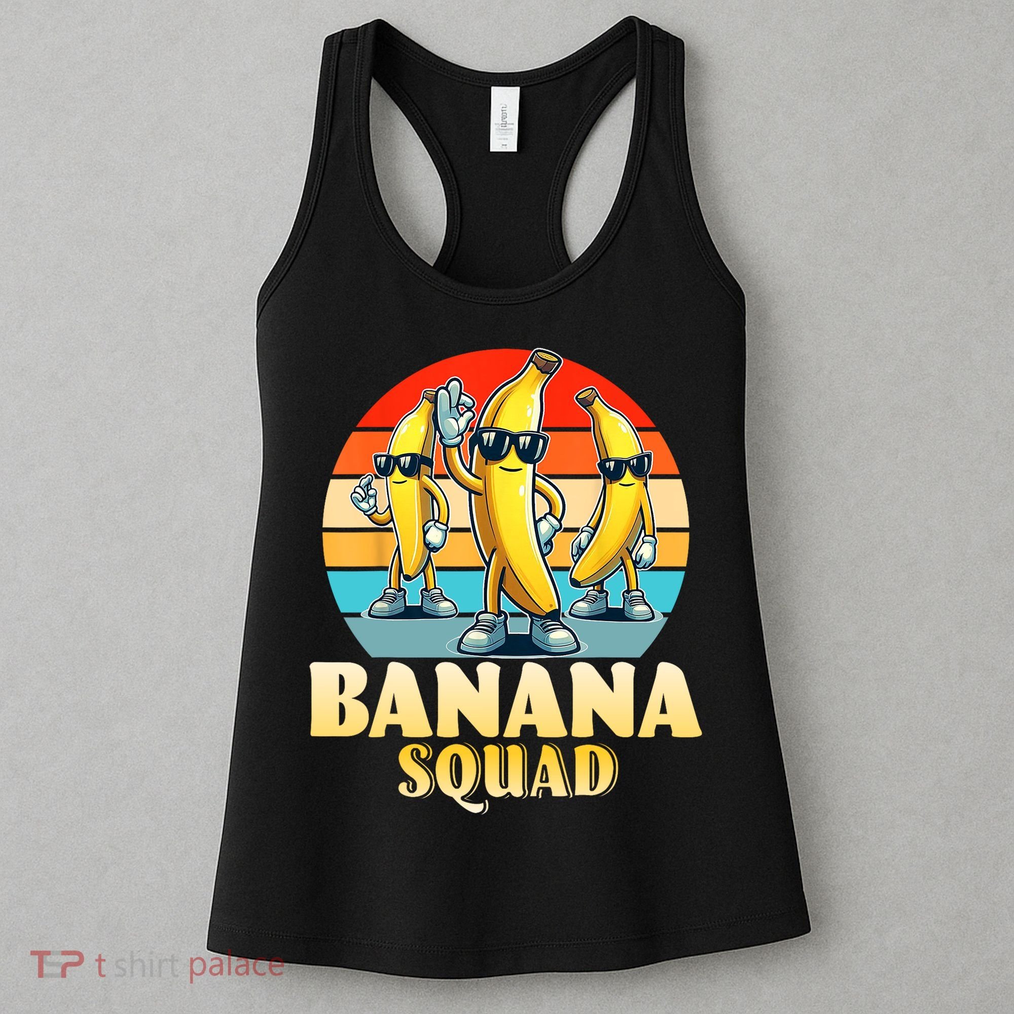 Banana Squad Funny Yellow Banana Lover Fruit Women's Tank Top