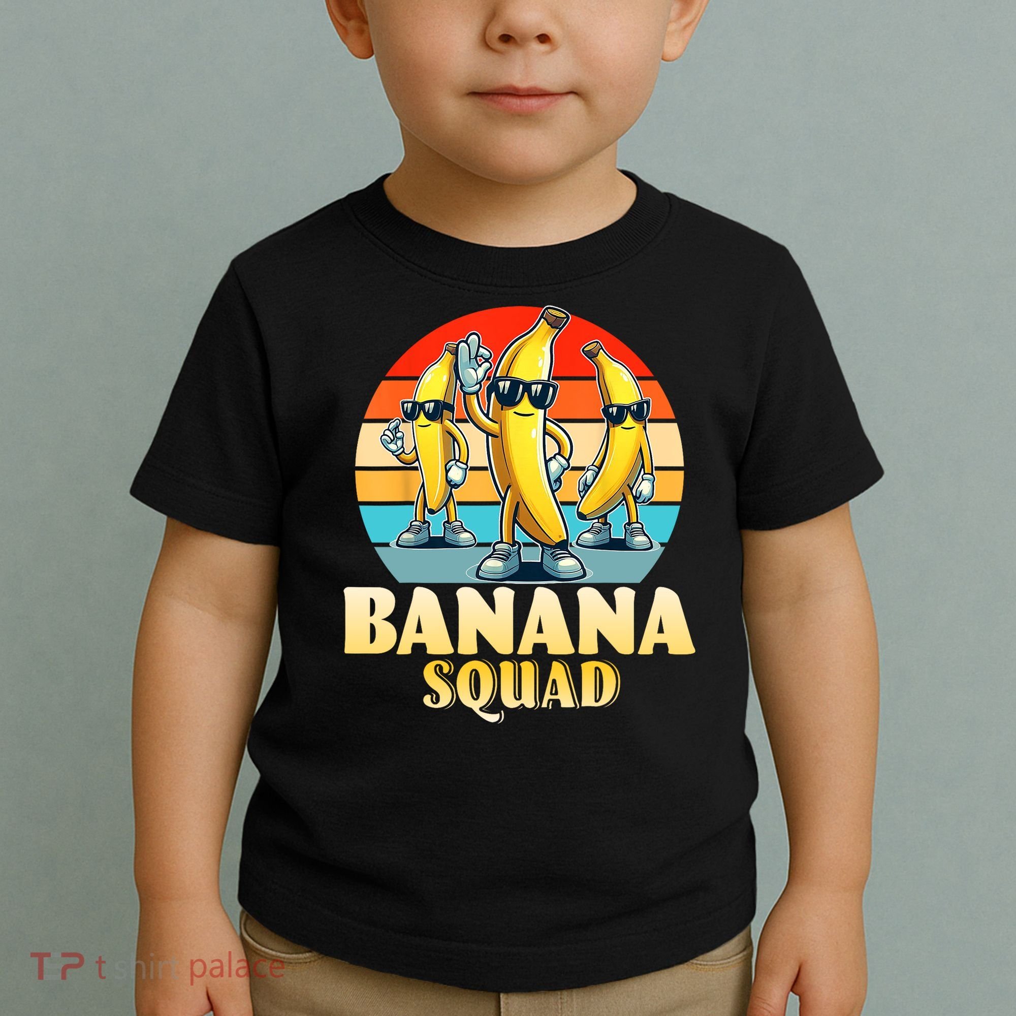 Banana Squad Funny Yellow Banana Lover Fruit Toddler T-Shirt