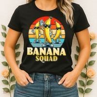 Banana Squad Funny Yellow Banana Lover Fruit Women's T-Shirt thumb 2