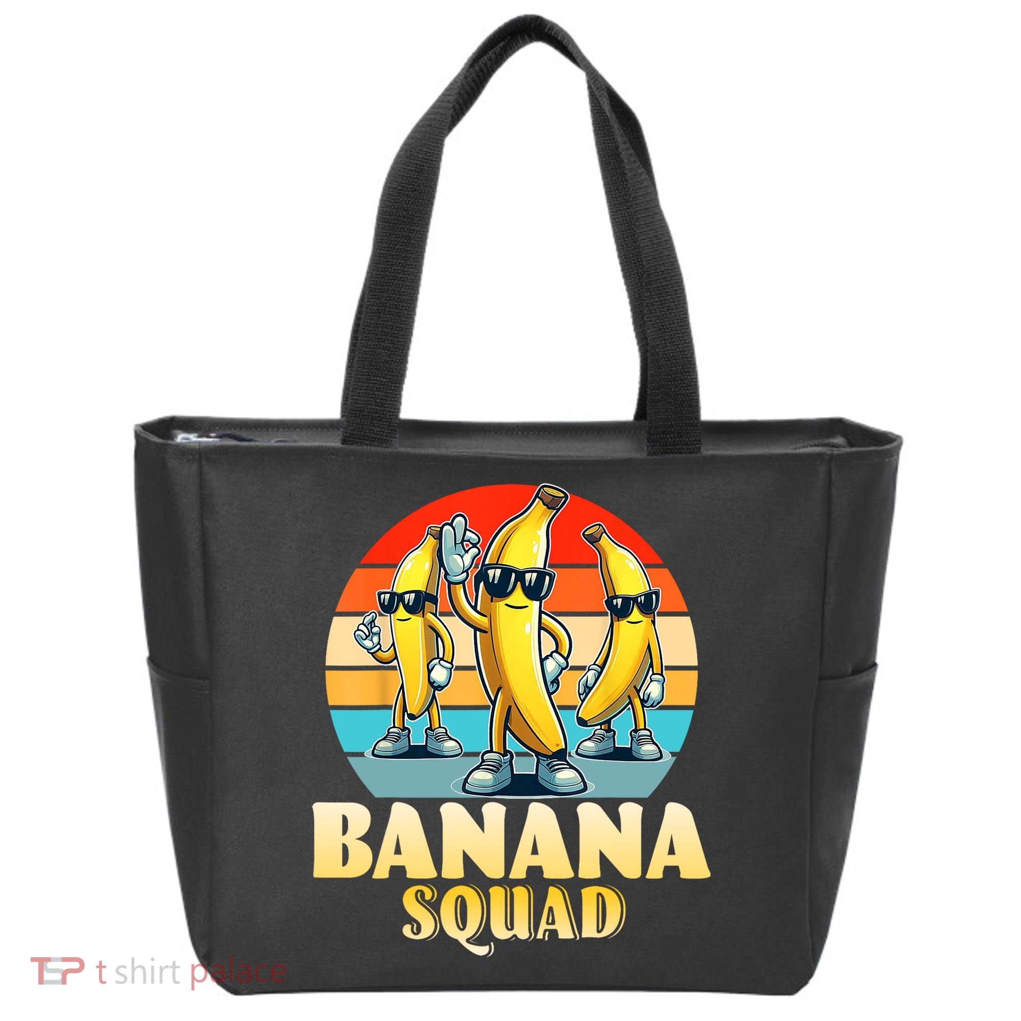 Banana Squad Funny Yellow Banana Lover Fruit Tote Bag