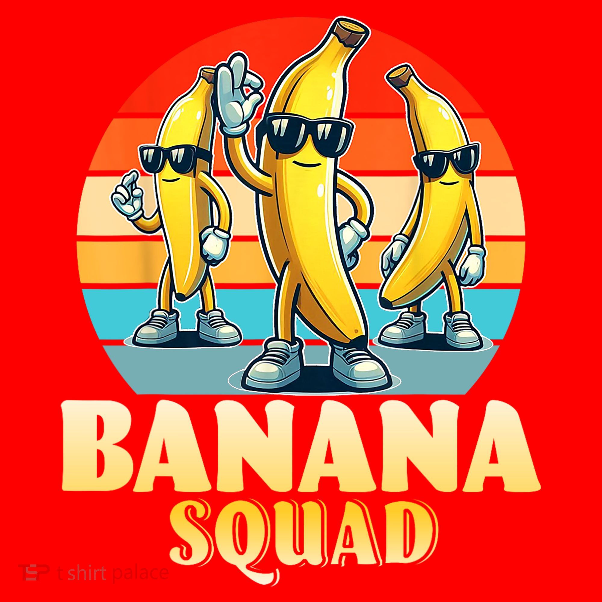 Banana Squad Funny Yellow Banana Lover Fruit Santa Hat