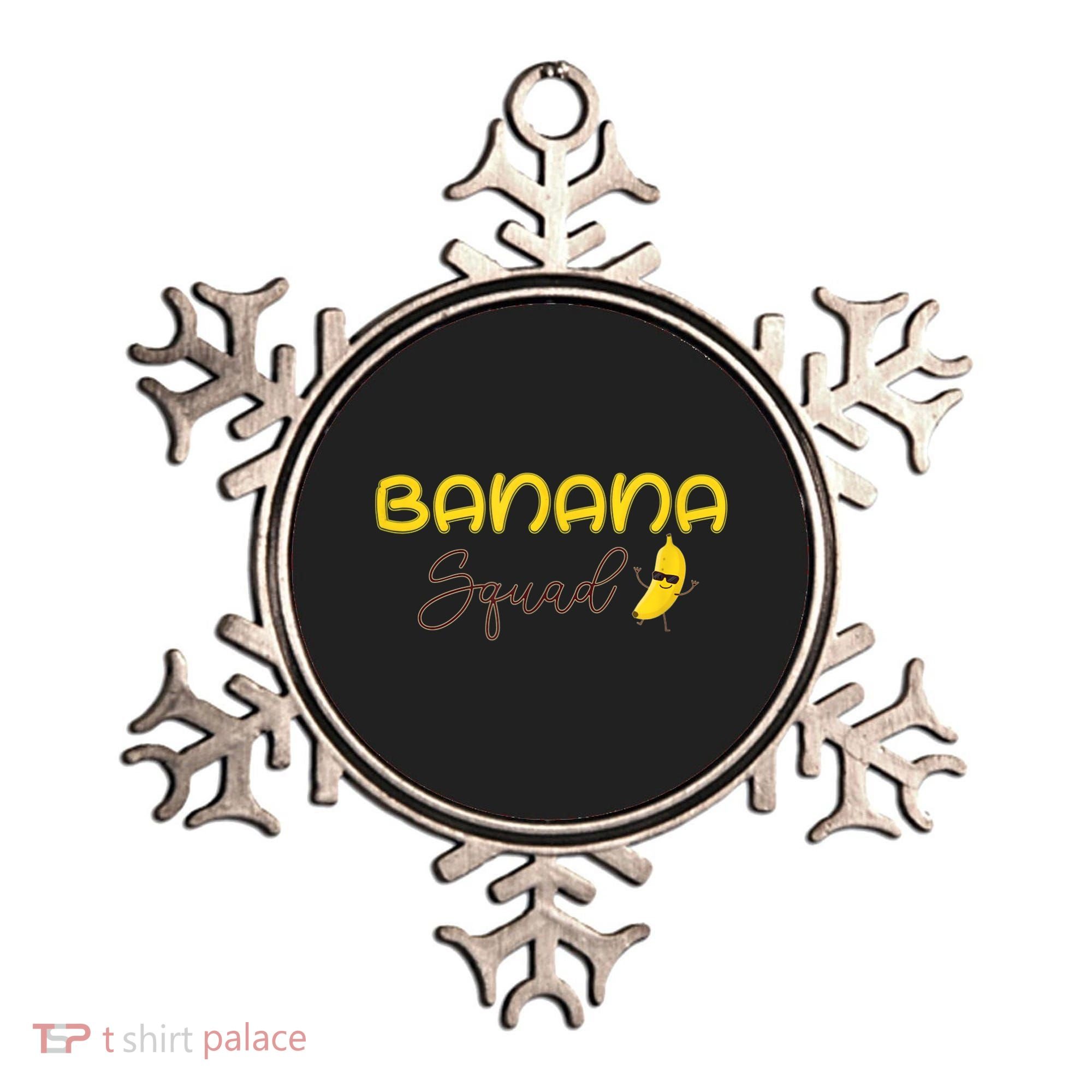 Banana Squad Funny Banana Outfit Fruit Lover Gift Ornament