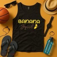 Banana Squad Funny Banana Outfit Fruit Lover Gift Tank Top thumb 4