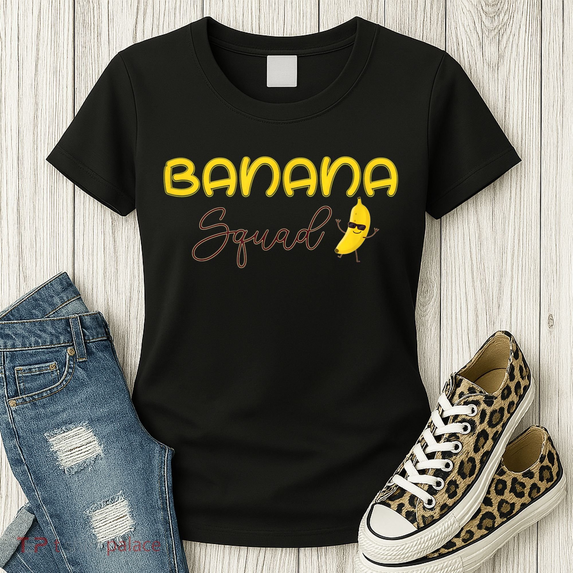 Banana Squad Funny Banana Outfit Fruit Lover Gift Women's T-Shirt
