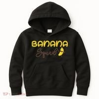 Banana Squad Funny Banana Outfit Fruit Lover Gift Kids Hoodie thumb 0