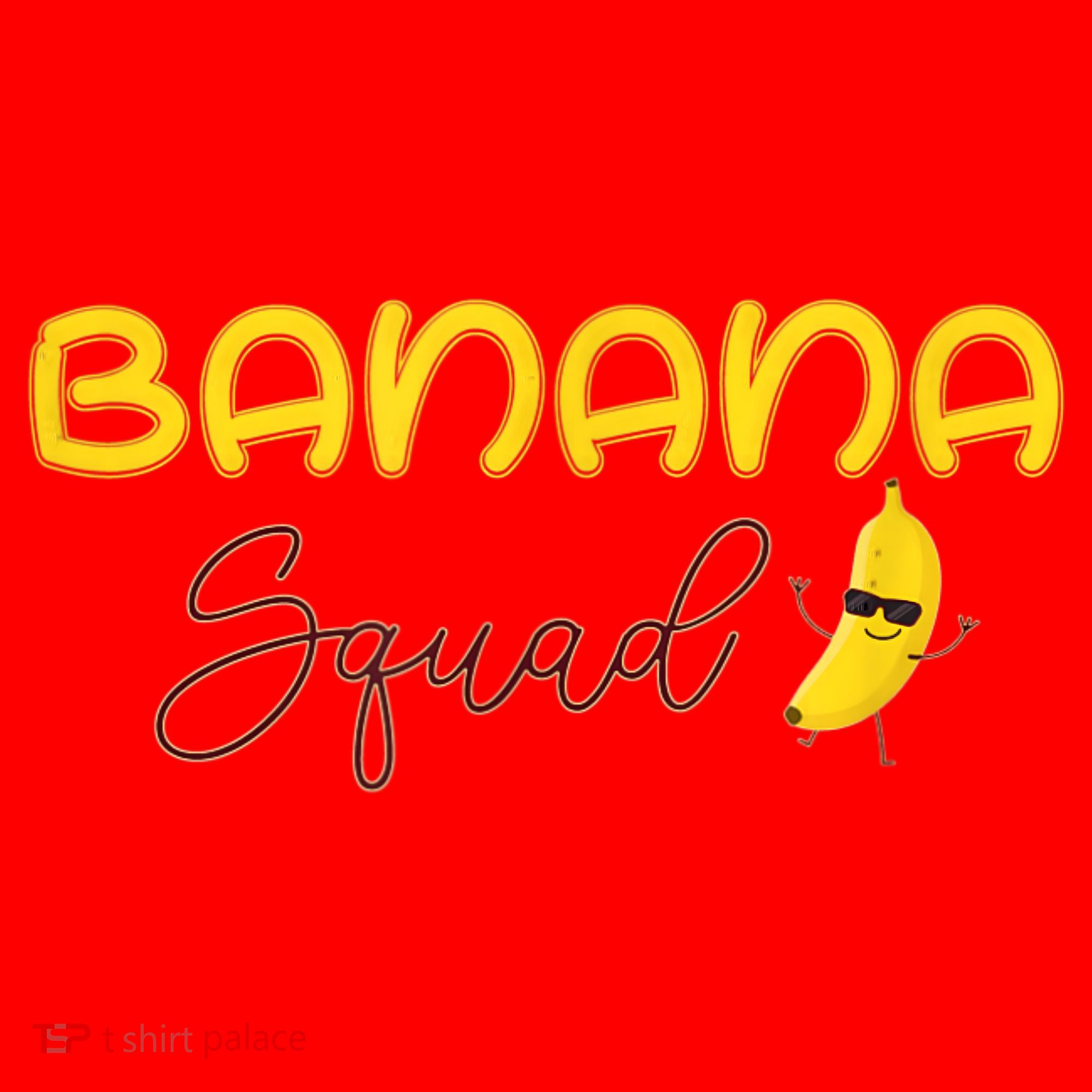 Banana Squad Funny Banana Outfit Fruit Lover Gift Santa Hat