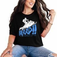Braap Snowmobiling Gift Cool Snowmobile Driver Gift Comfort Colors T-Shirt thumb 0